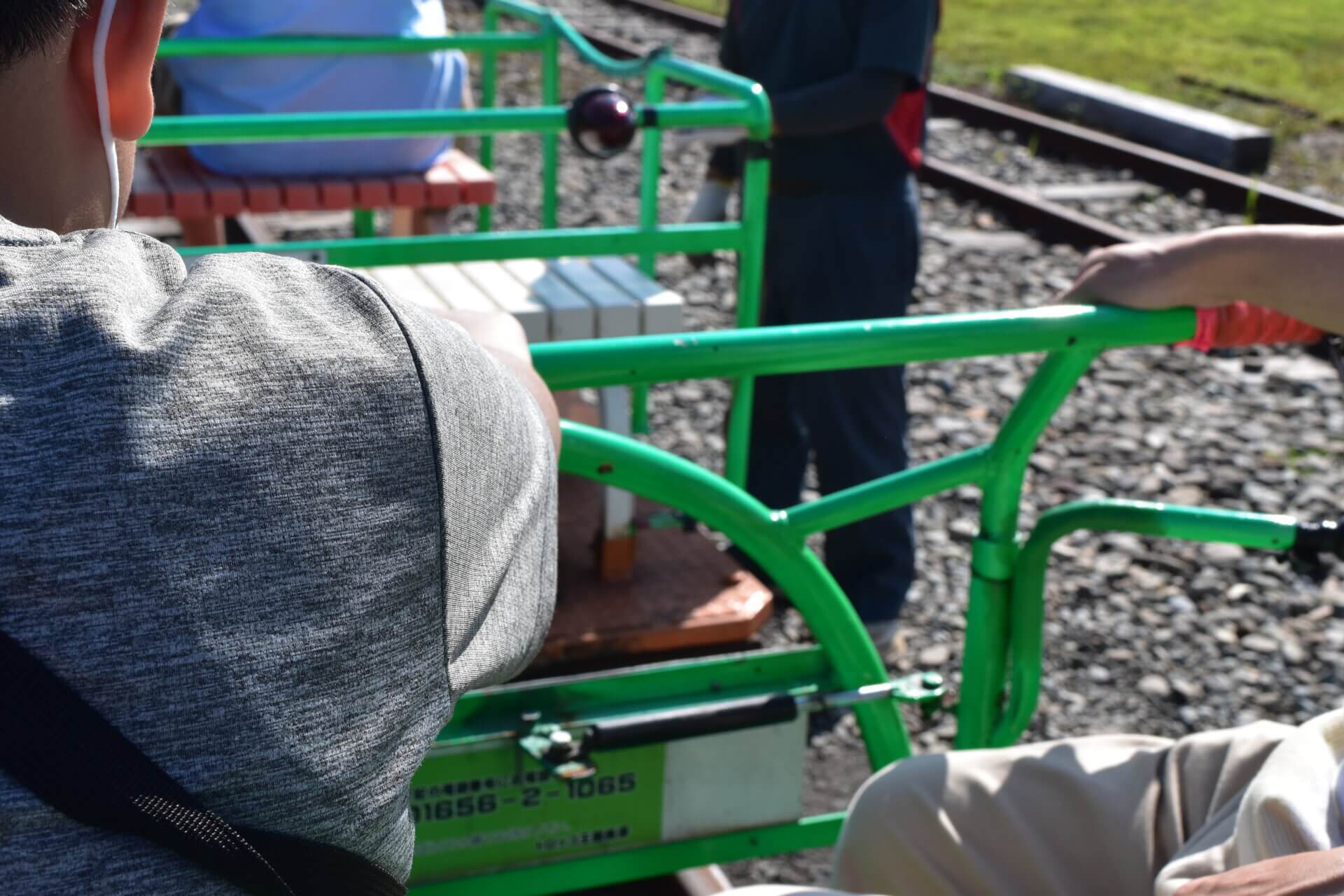 トロッコ乗車