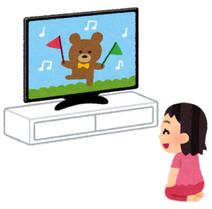 アニメを見る人